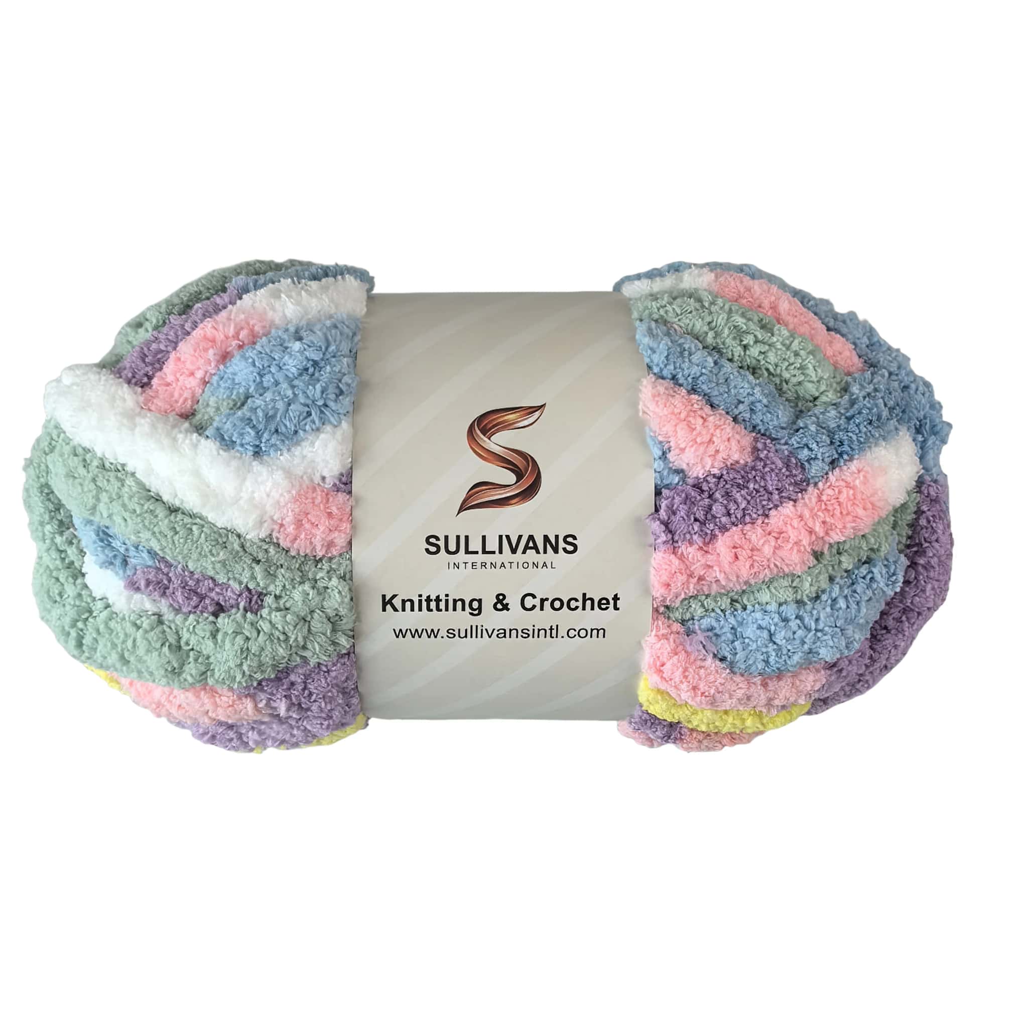 Super Bulky Chenille Yarn for Knitting & Crochet, Jumbo Soft and Fluffy Chunky Yarn