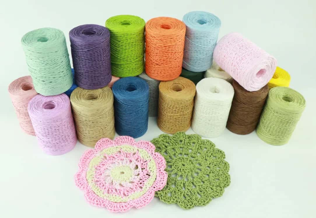 Double-Ply Paper Raffia Rope Mini Spool for Hats, Bags and Gift Wrapping
