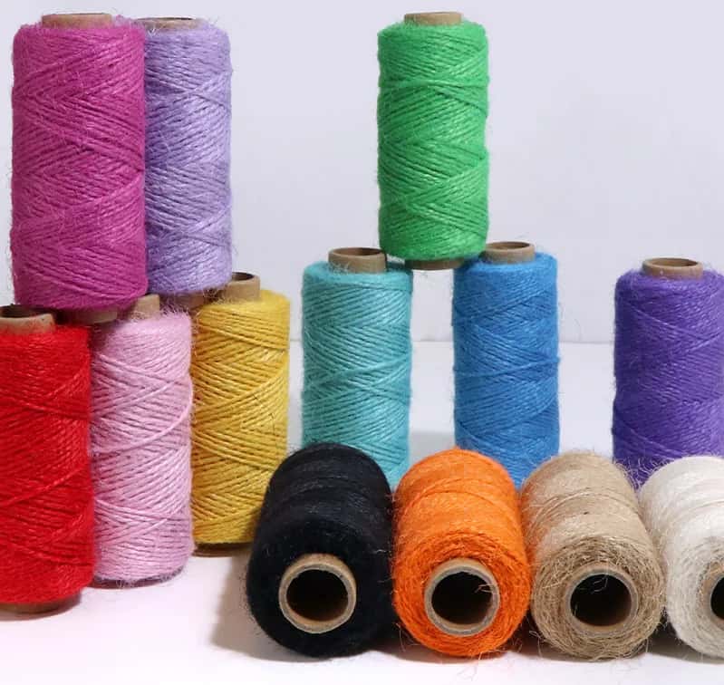 Colored Jute Mini Spool for Bags, Home Decor and Craft Wrapping