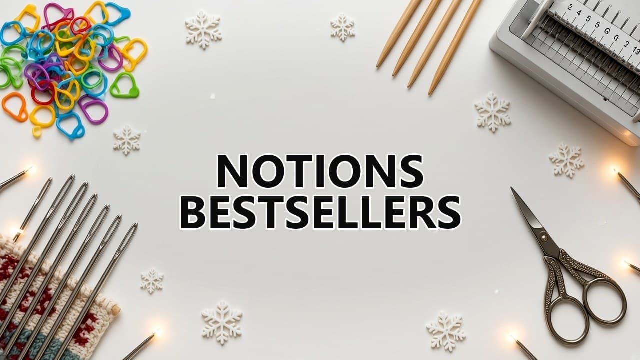 Cover Image for Top 10 Best-Selling Knitting & Crochet Notions on Amazon (September 2026)
