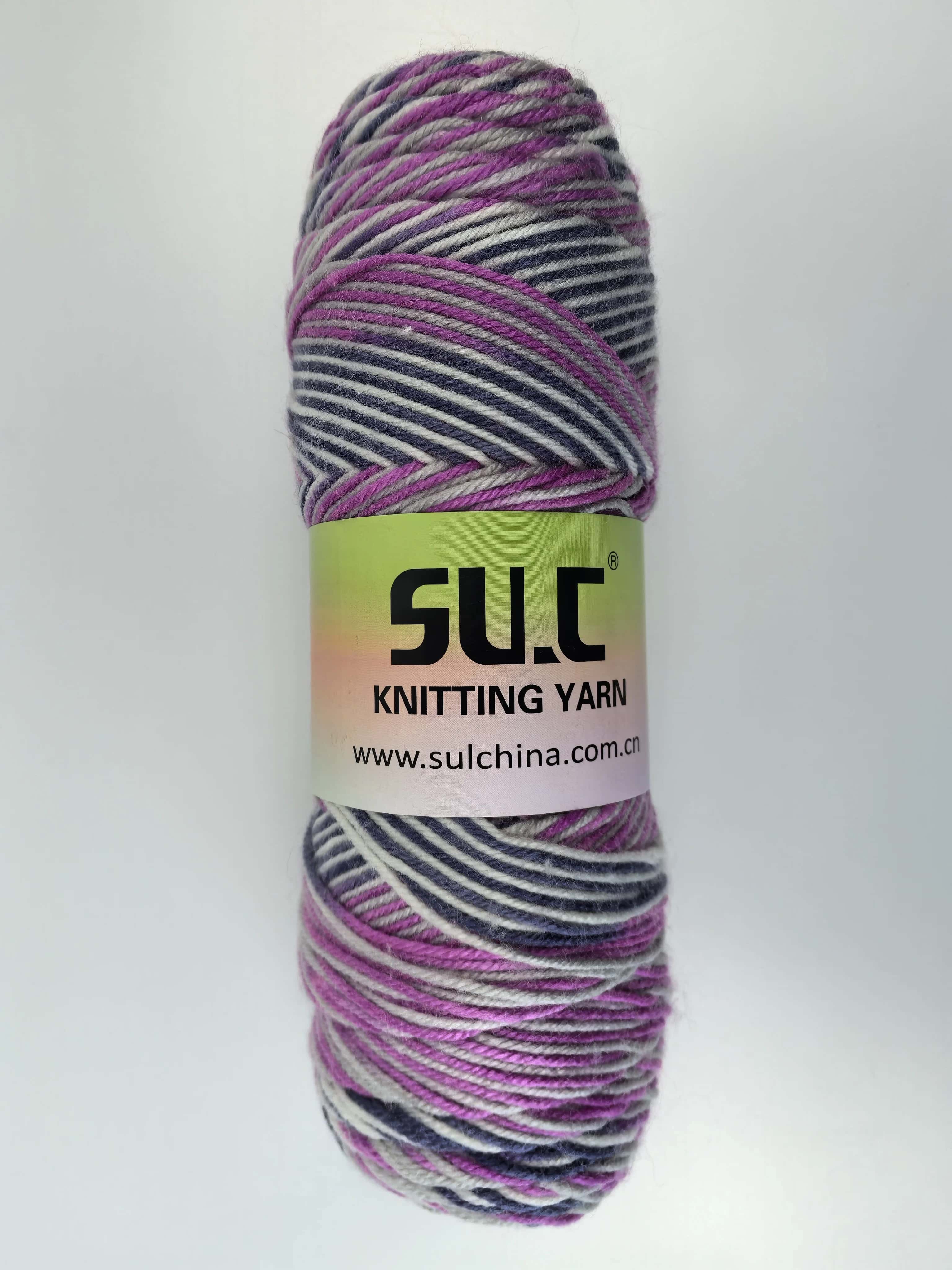 Multicolor Yarn for for Knitting, Crochet and Amigurumi, luxury yarn for interior design