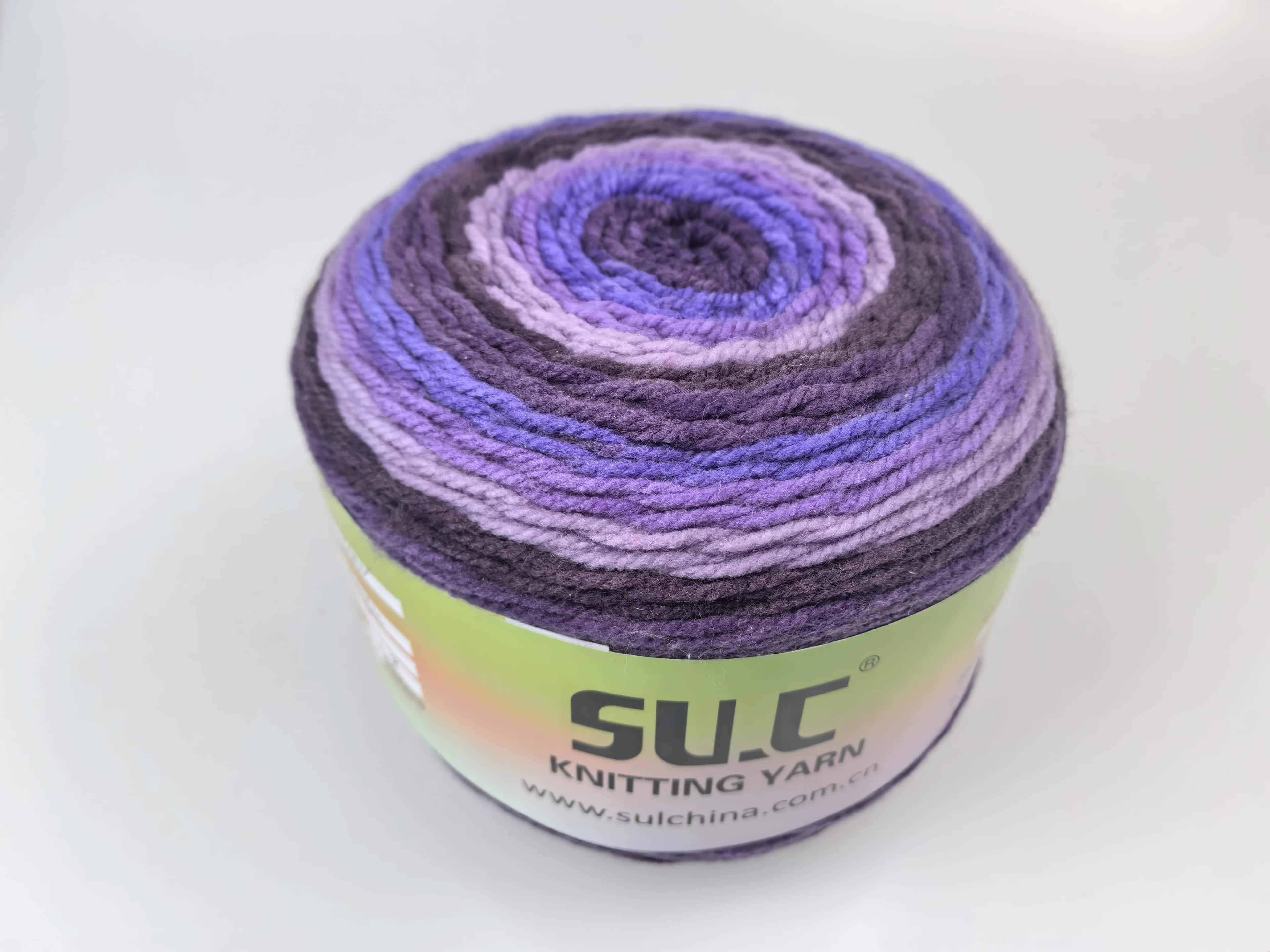 Premium Lightweight Yarn for Knitting, Crochet, and Crafts, Baby Blankets, Multicolor Shawls and Variegated Cardigans