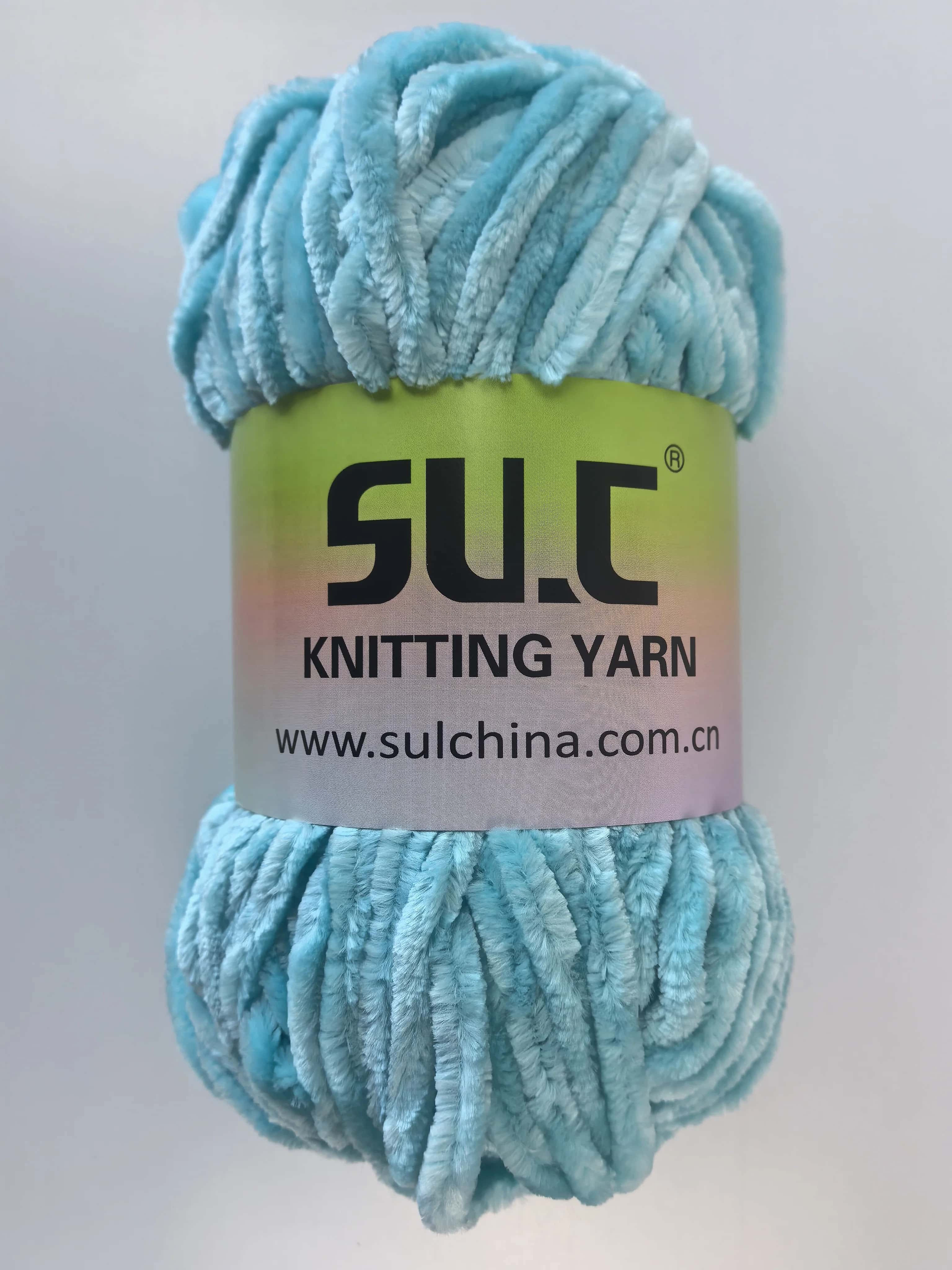 Chenille Chunky Yarn - Baby Soft for Crocheting - Crochet Blanket and Amigurumi